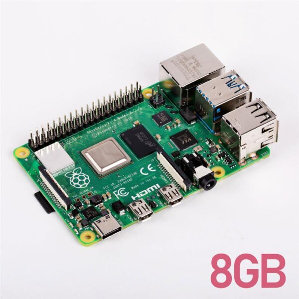 Raspberry Pi 4 8GB - Offizielles Gehäuse Schwarz Set