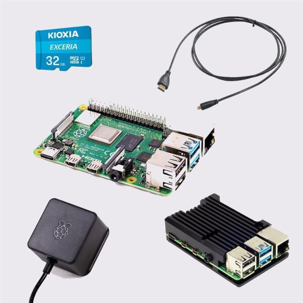 Raspberry Pi 4 8GB - Alu Set